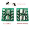 SOP8 SMD to DIP Adapter Board with SSOP8/TSSOP8 Compatibility, 0.65/1.27mm Pitch, Includes Pin Headers