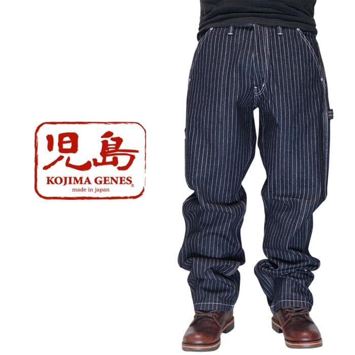 Джинсы Kojima Jeans KOJIMA GENES Рабочие 13oz Wabash Сделано в Одном Штанине, Деним, Япония, Мужские, Стирка, RNB-1413-Wabash-36