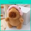 Capybara Toy Plush Keychain Backpack Charm Stress Relief Gift For Kids Teens