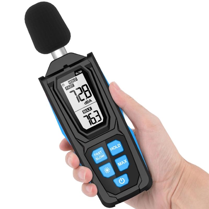 Easy Carry  Decibel Noise Meter 30 to 130dB ranges  with Data Retention Handheld Sonometer Simple for Home & Professional Use