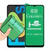 Для Samsung Galaxy F02s 9D Полный экран Полный клей Керамическая пленка