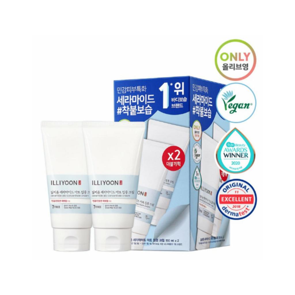Illiyoon Ceramine Ato Концентрирующий крем 150мл+150мл Double Plan