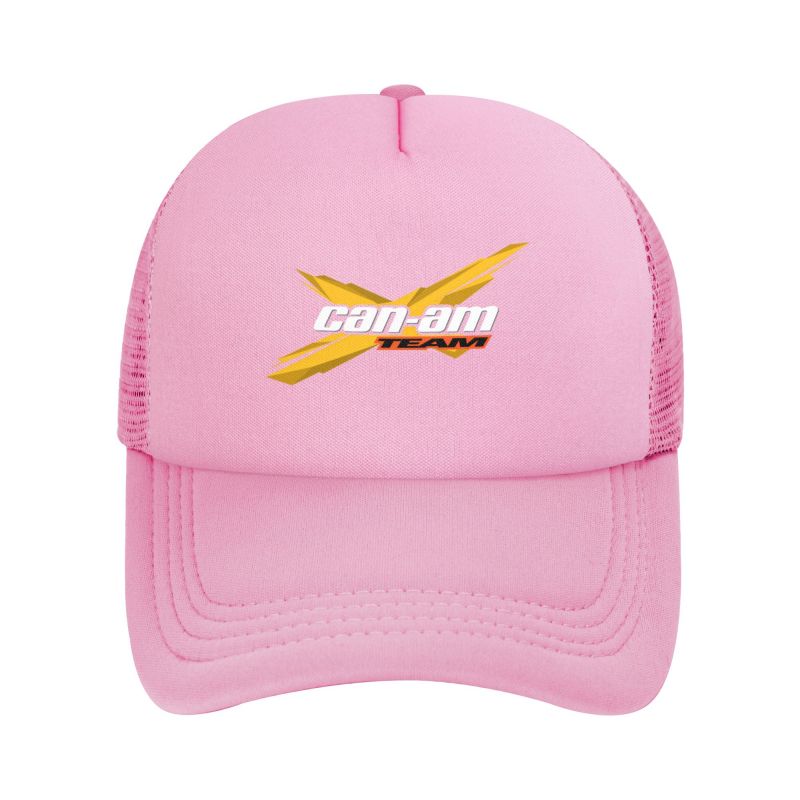 Custom BRP Can Am Logo Print Mesh Net Caps Men Women Adjustable Mesh Baseball Cap Summer Daily Sun Visor Hats Trucker Cap