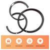 Carbon Fiber ABS trument Panel Decorative Ring Trim For Porsche Macan