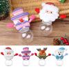Party Decoration Storage Organizer Storage Bottle Kids Cute Box Candy Jar Santa Claus Christmas