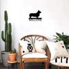 Welsh Corgi Dog Welcome Sign Twelve Inch Wide Home Decor Wall Accessory Corgi Dog Welcome Sign Twelve Inch Home Decor Ornament