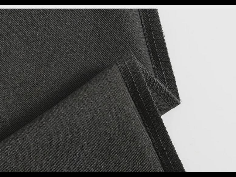 Женская серая юбка А-силуэта с высокой талией, разрезом и запахом на бедрах, рабочая одежда на осень/зиму 2024 г.