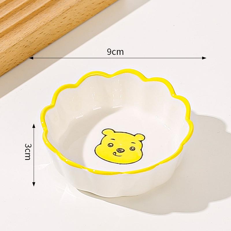 Японские мини-керамические тарелки для барбекю, соусов для макания, сашими, суши, соевого соуса, домашние настольные тарелки для закусок, фруктов, десертов