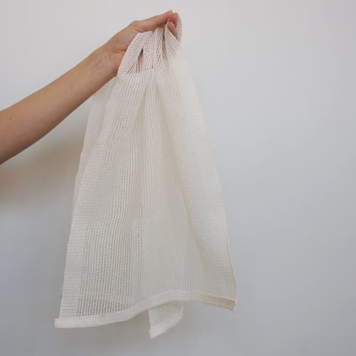 Kamenoko Tsubushi Nishio Shoten Twister, Twisted Weave, Linen Towel, Extra Firm