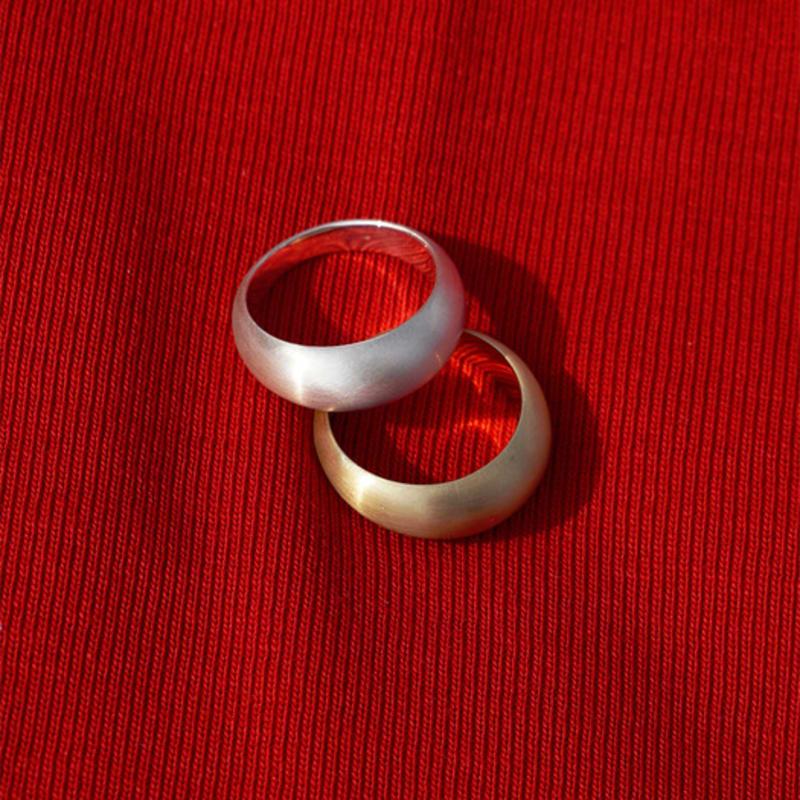 OURPIERRE POV КОЛЬЦО МАТОВЫЙ ВЕРМЕЙЛЬ