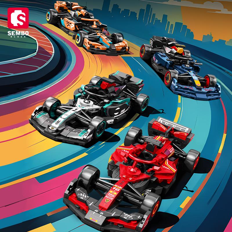 SEMBO BLOCK BK8 Городской Спортивный Автомобиль Модель для Гонки Сборный Строительный Блок Технология Суперкар Транспортное Средство Кирпичики Игрушки Подарки Мальчикам на День Рождения