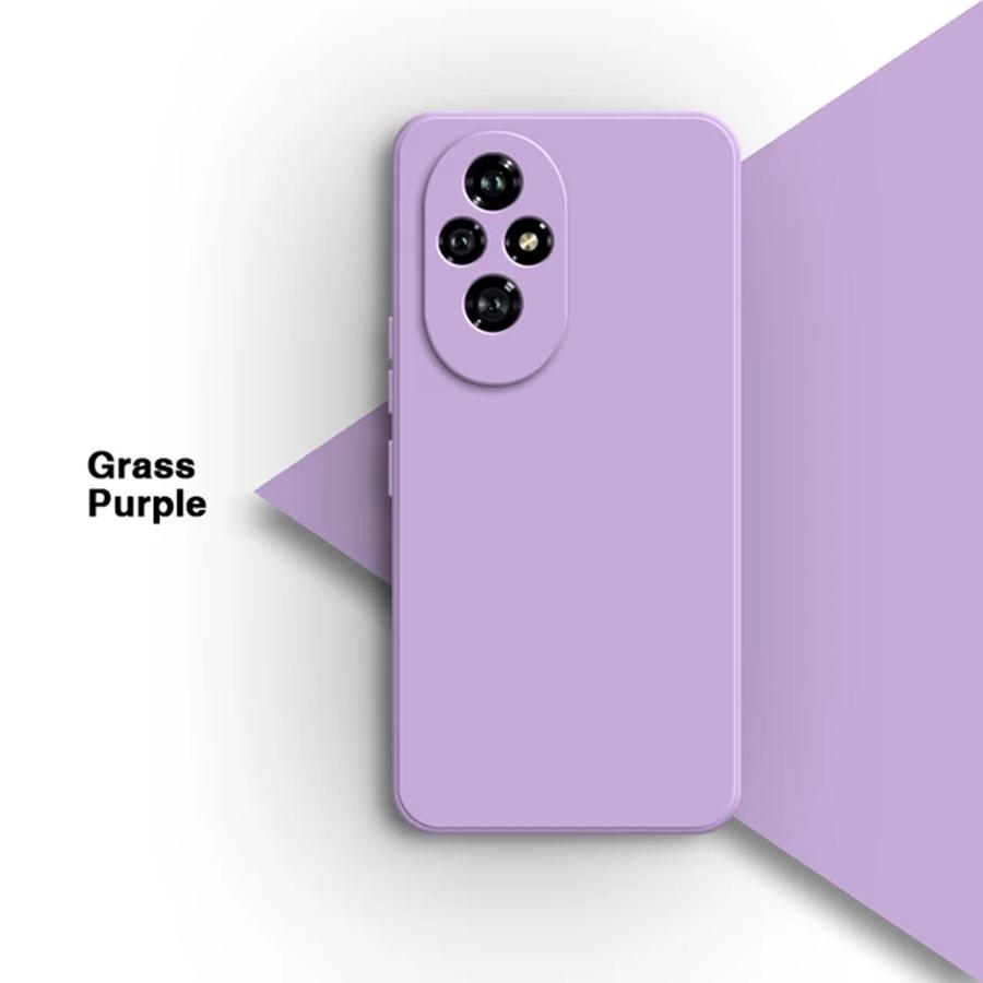 12 цветов жидкий силиконовый мягкий чехол для телефона TPU чехол для HUAWEI HONOR 200 / 200 Pro