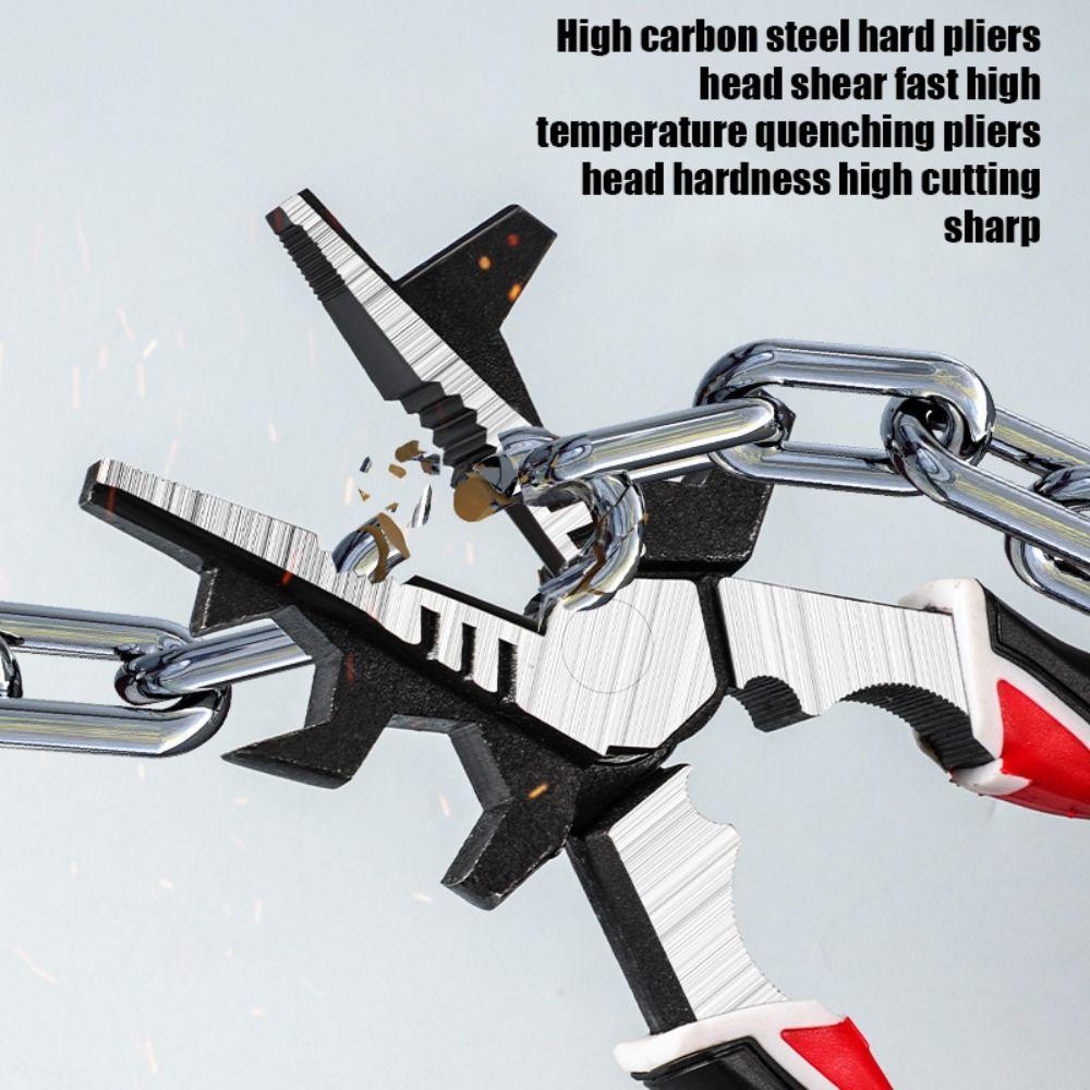 Ergonomic Grip Welding Plier Labor-saving Fixed Fixture Tool Flat Mouth Pincers Home Maintenance