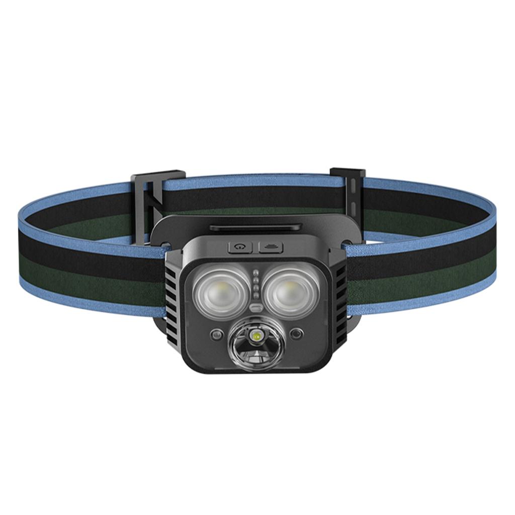 Сильный свет налобный фонарь уличный аккумуляторный небольшой фонарик индукционный ночной рыбалки сверхдлинный срок службы