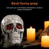 Студия Череп Голова Скульптура Хэллоуин Украшения Череп Декор Коллекционная Фигурка В натуральную величину Человеческая Голова Скелет Статуя Крытый Домашний Декор