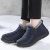 Women's Boots Black Slip On Woman Shoes Fur Ladies Shoes Unisex Ankle Boots Waterproof Keep Warm Botas Mujer Winter Snow Boots