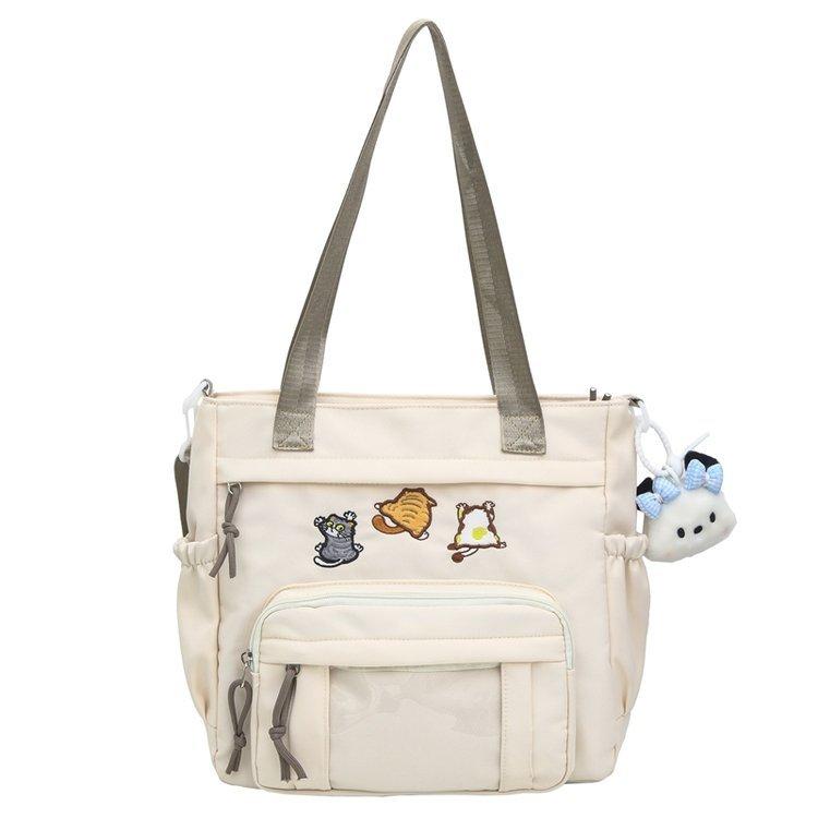 Сумка через плечо Cartoon Commuter женская большая вместительная студенческая сумка-тоут студенческая сумка через плечо