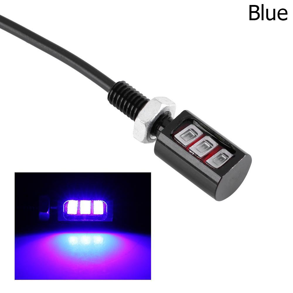 2 шт. Лампа Винт Болт Авто Лампа Автомобиль Мотоцикл Свет Номерной Знак 3 LED