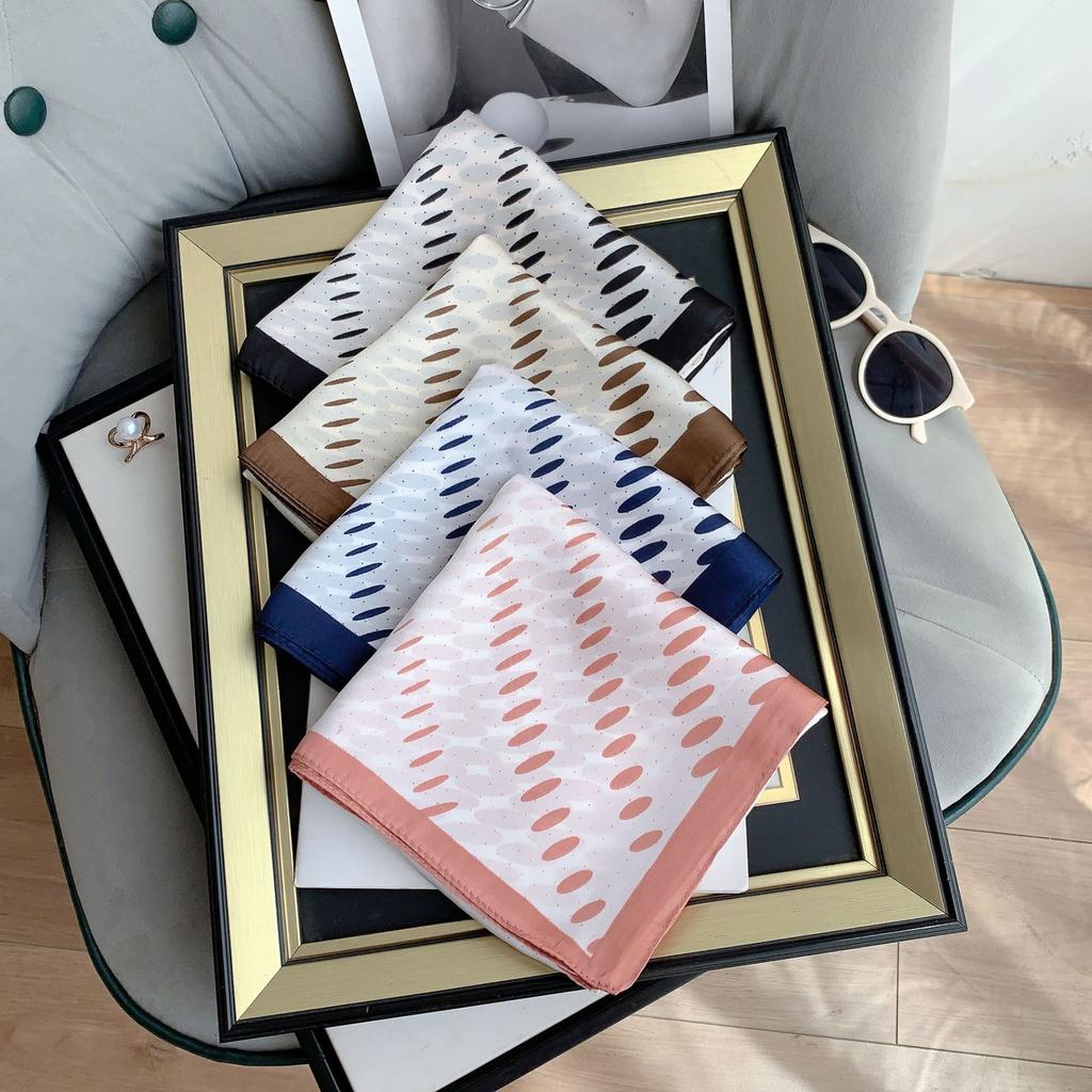 2024 New 70 CM Silk Shirt Decoration Small Square Scarf Fashionable And Versatile Commuting Scarf Neck Protection Scarf