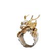 Vintage Gold Dragon Open Ring Male Domineering Trend Ring Party Accessories
