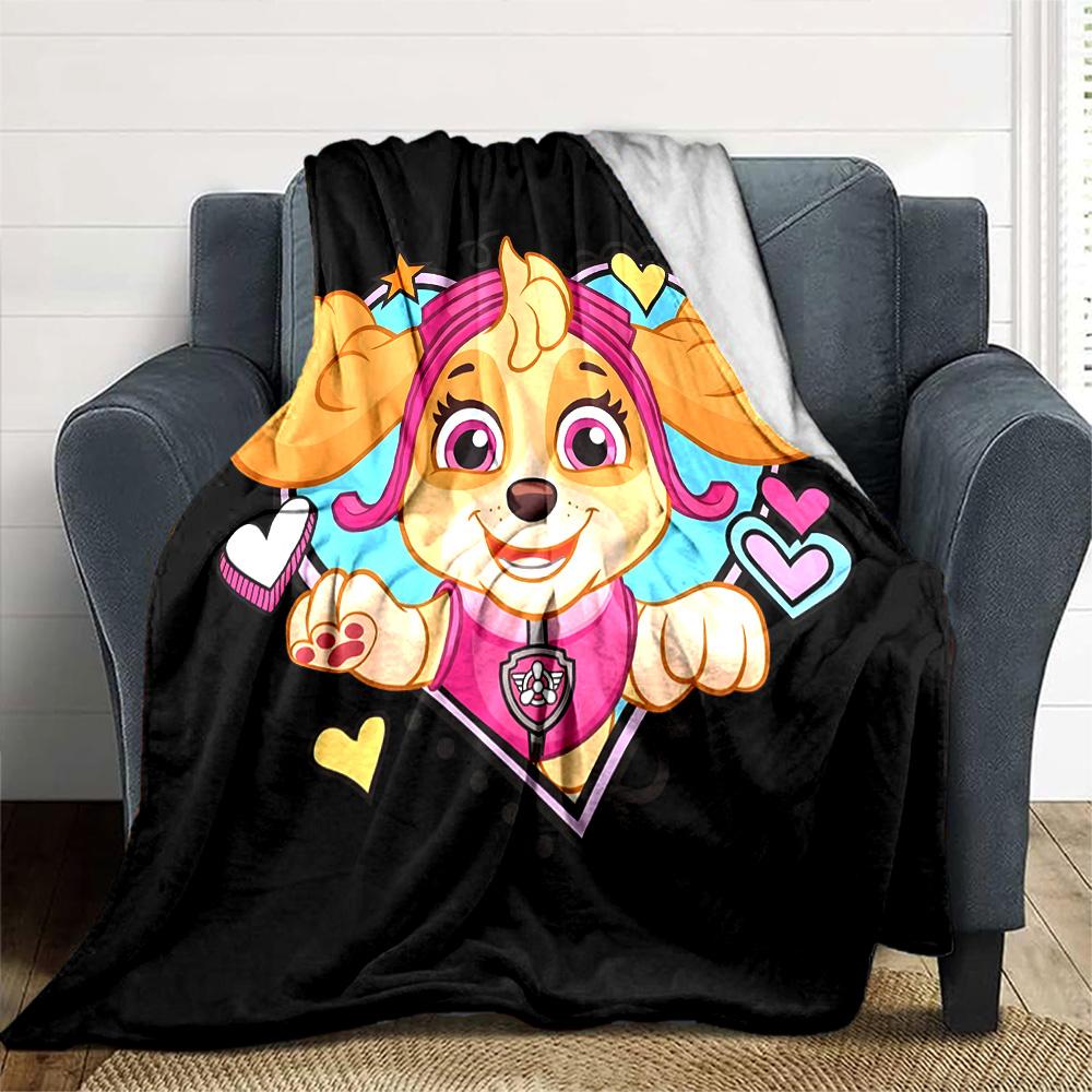 1pc Paw Paw16 Blanket, Gift, for Men and Women, Soft Blanket, Good for Sofa Bed Couch Travel, Lightweight Flannel Blanket
