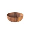 Миска с плоским дном в японском стиле Фэнчжи из орехового дерева