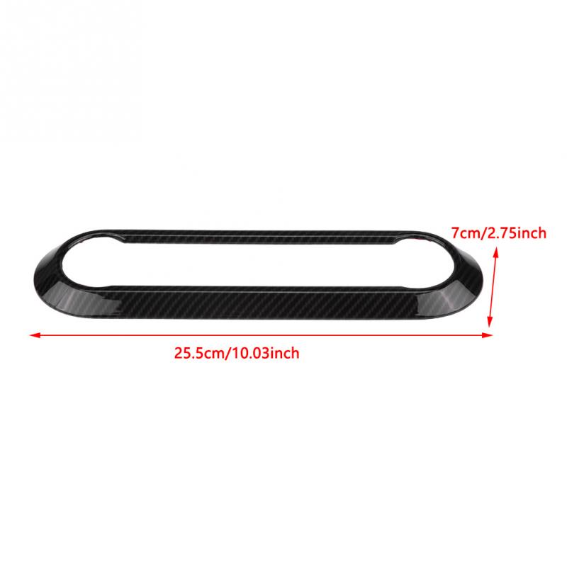 Углеродное волокно салона автомобиля, ручка кондиционера, панель, рамка, накладка для Alfa Romeo Stelvio 2017 2018 Giulia