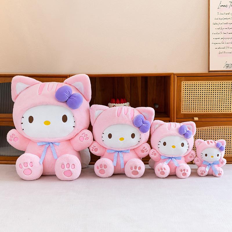 Плюшевая игрушка Хелло Китти из короткого плюша для детей и коллекционеров