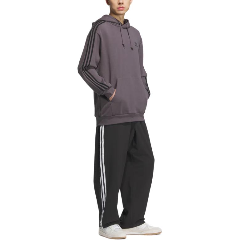adidas Оригинальные FW25 Мешковатое худи Мужские толстовки Каменно-серый KD1861