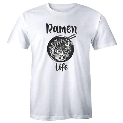 Футболка Ramen Life Noodles для мужчин Подарок любителю азиатской еды