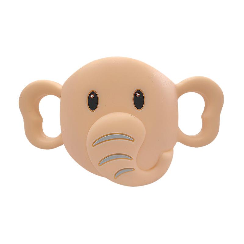 Elephant Pattern Baby Bottle Handle Transitional Sippy Cup Handle Grip for Baby Bottle Universal Removable Grip Portabl