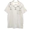 ENGINEERED GARMENTS Short Sleeve T-shirt L Off White Poke T Men's Used
