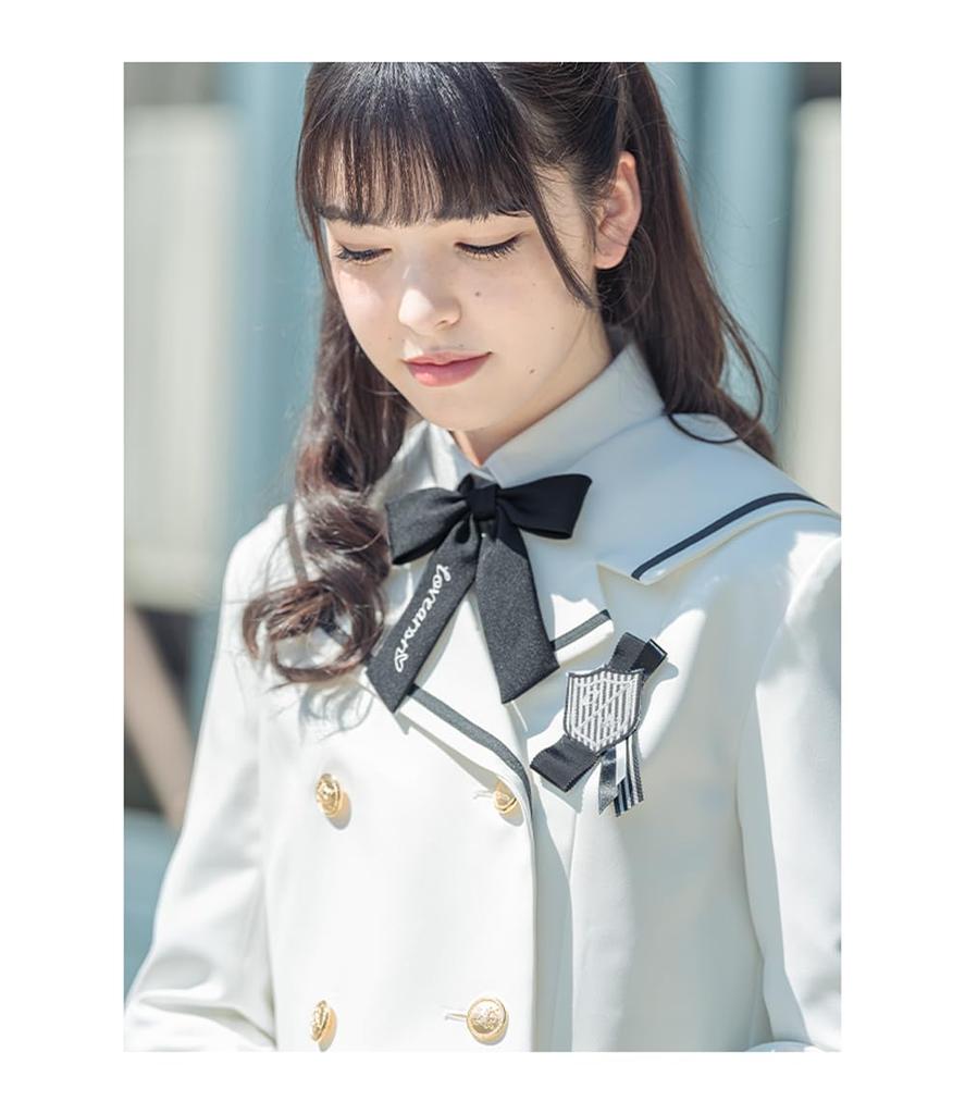 Graduation ceremony Elementary school girl suit clothes Formal Stephanie set White 165cm [Arisana] Children's 5-piece