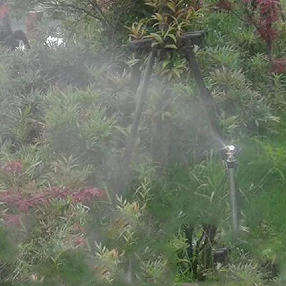 Water Sprinkler Mist Nozzles Brass Multiple Nozzle Head Nebulizer Hose Connector  Garden Tools