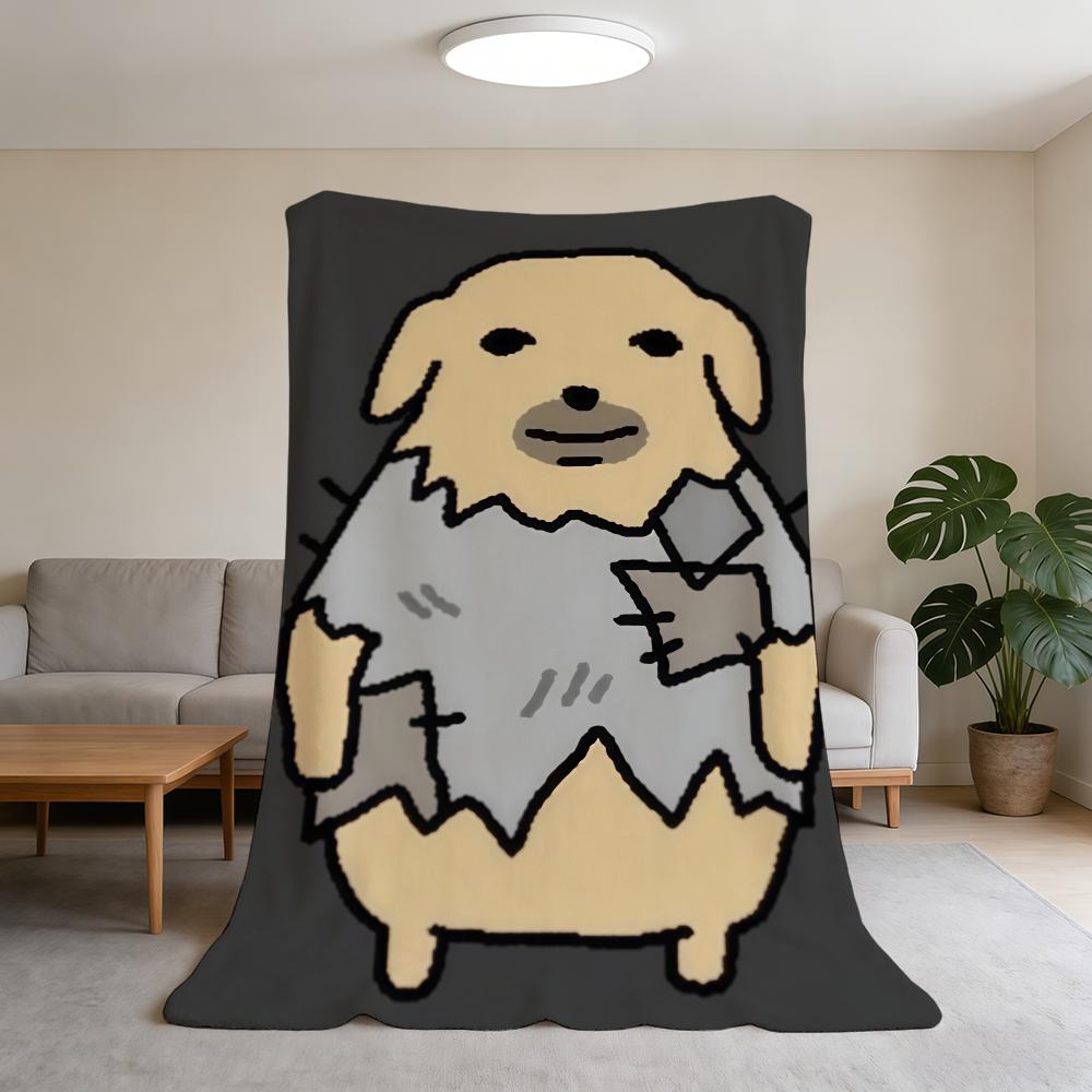 Blanket Super Warm N-Nudaeng Comfortable Plush Dog Throw Blanket Child Home Sofa Bedroom Cute Cartoon Gift