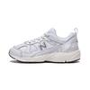 NB 878 Synthetic Leather Comfortable Durable Breathable Low Top Running Shoes Kids Running Shoes Off-White PV878KN1