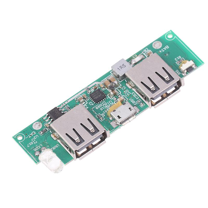 Двойной USB 5V Мобильный блок питания Материнская плата EDP2339 Основное управление Плата для повербанка телефона с LED-подсветкой DIY Аксессуары