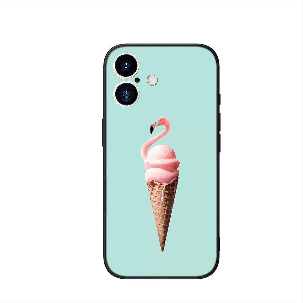 Flamingo Phone Cover Case for Apple iPhone 16 15 14 Plus 13 12 Mini 17 Pro Max + 16E Air 16+ ProMax Casing