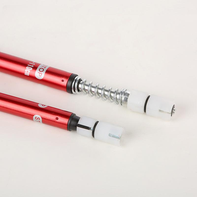 Четырехсекционная складная треккинговая палка с Т-образной ручкой, сверхлегкая телескопическая трость для путешествий на открытом воздухе из алюминиевого сплава