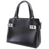 Salvatore Ferragamo Gancini Handbag AQ-21 0167 black leather Women Used