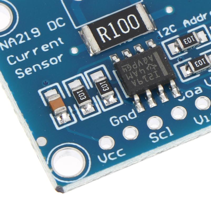 Модуль Ina219 1/3/5 шт. Синяя плата Сделай сам 3 В-5 В Iic I2C Mcu-219 Двунаправленный модуль датчика мониторинга тока и питания