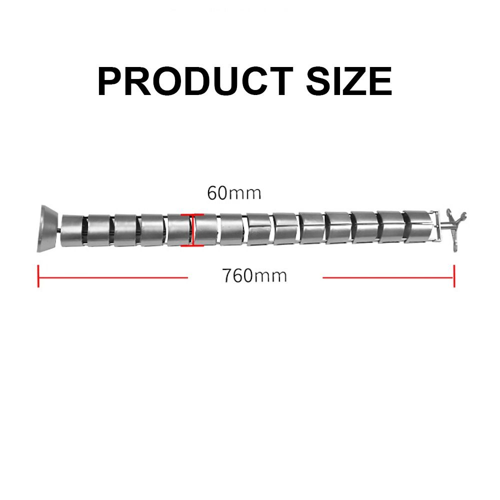 Менеджмент Спиральная Трубка Офисный Стол Органайзер для Кабелей Кабелеукладчик Защита Шнура Труба для Хранения