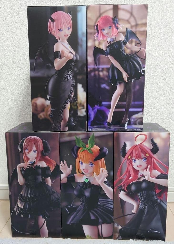 Пять Невест BiCute Dark Полный Набор Фигурок Лимитированный Япония