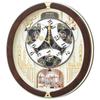 Часы Seiko Настенные часы Часы Karakuri Радиочасы Аналоговые часы Karakuri Тройной выбор мелодии Вращающееся украшение Рождественская песня Другие Коричневый мрамор