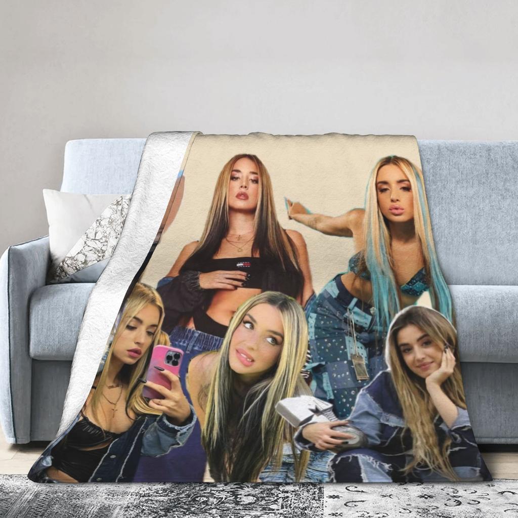 Warm Soft BlanketKids Adult Airplane Travel L-Lolas Indigos Cartoon Art Throw Blanket Flannel Bedspread For Home Decor Bed Cover