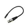 Ruiwaer 0.3m 3.5mm TRS Female To XLR Female Microphone Cable, Stereo To XLR Female Converter Cord Converter, Balanced XLR Female To 3.5mm Female TRS