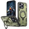Military Armor Shockproof Case For iPhone 11 12 13 14 15 Plus 16 Pro Max 360° Rotating Ring Holder TPU Frame Plastic Phone Cover
