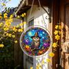Acrylic Halloween Puzzle Suncatcher, 7.87 Inch Sun Catcher Window Cute Decorations Hanging Ornament, Ideal for Gifting and Home Decor Ornament