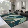Modern Geometric Carpet Living Room Light Luxury Decoration Bedroom Non-slip Rug Easy Cleaning Lounge Plush Floor Mat Washable