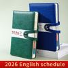 English A5  Agenda Planning Notebook 12 Months Office Work Planner  Office Supplies